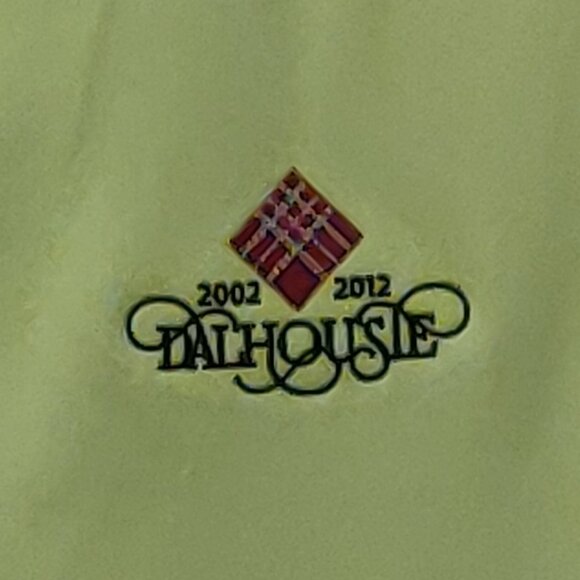 Zero Restriction Tour Series Golf Polo Neon Yellow Dalhousie Logo SIZE MEDIUM - Picture 2 of 7